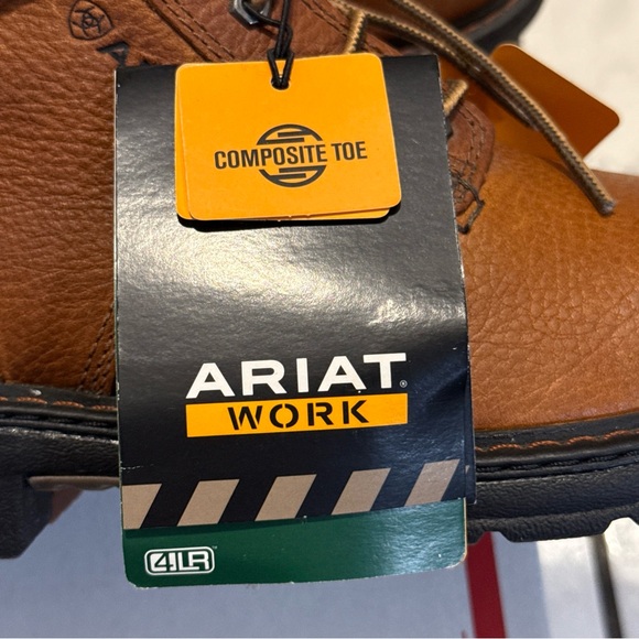 New Ariat Macey Composite Toe Work Boots Dark Peanut Women’s Size 7.5 10005947 - Picture 5 of 10